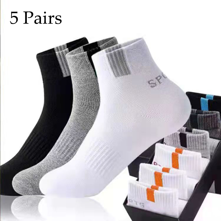 5 Pairs Size 37-43 Men Bamboo  - Anti Blister Sock ulasan dan harga