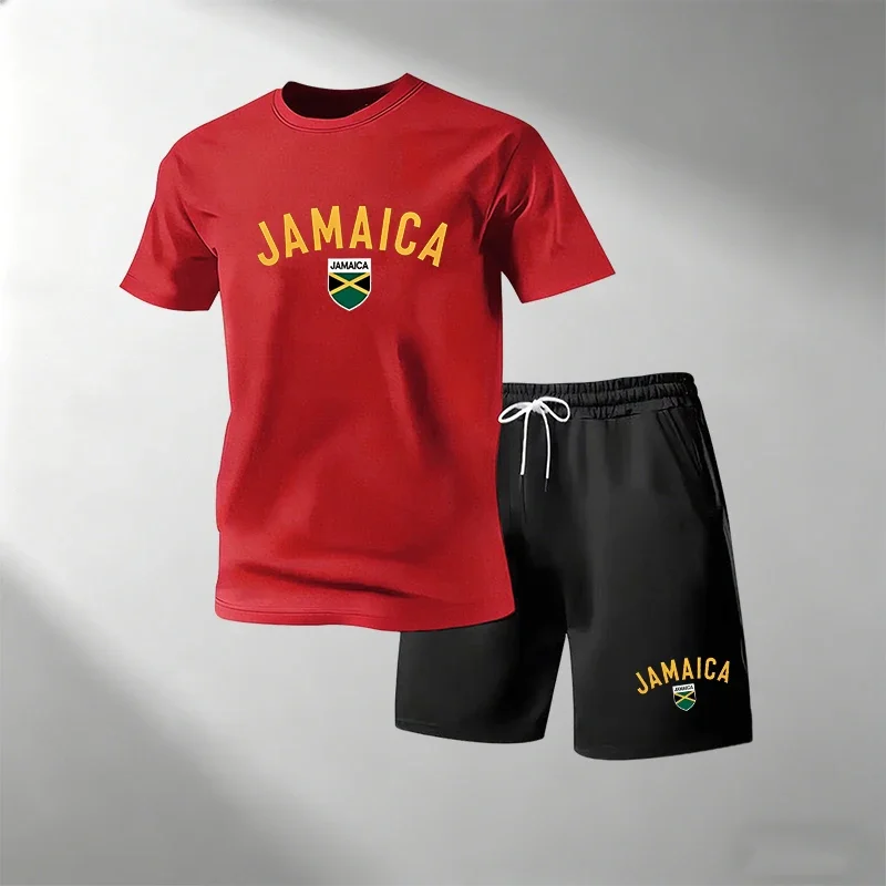 JAMAICA Summer Casual T-Shirts - Running Gear Men ulasan dan harga
