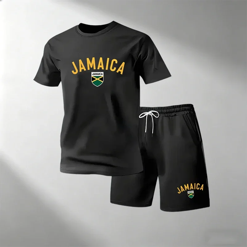 JAMAICA Summer Casual T-Shirts - Running Gear Men ulasan dan harga