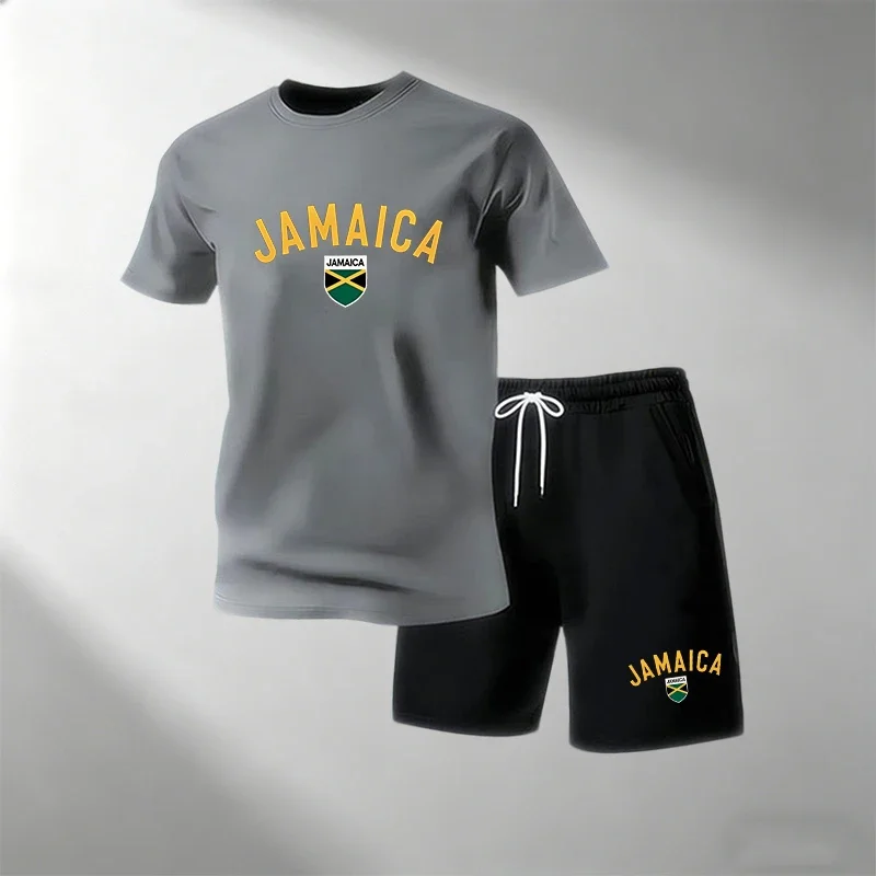 JAMAICA Summer Casual T-Shirts - Running Gear Men ulasan dan harga