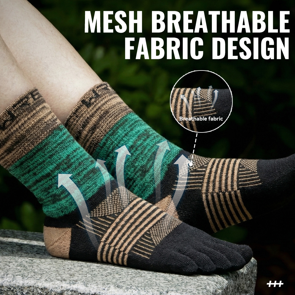WRELS 1/2/3 Pair Five Finger S - Anti Blister Sock ulasan dan harga
