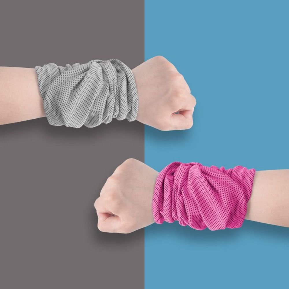 Portable Polyester Fiber Sport - Sweat Band Wrist ulasan dan harga