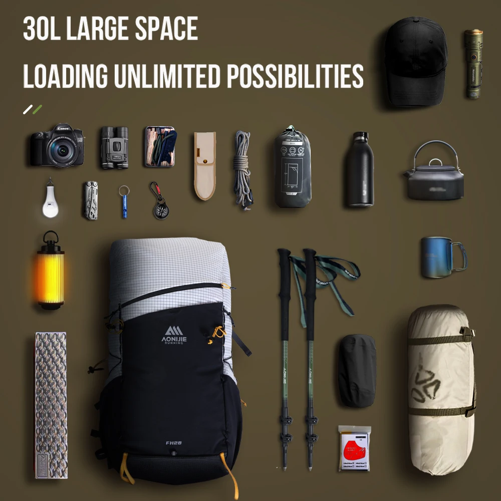 AONIJIE 2026 30L Ultralight Hi - Running Gear Bag For Men ulasan dan harga