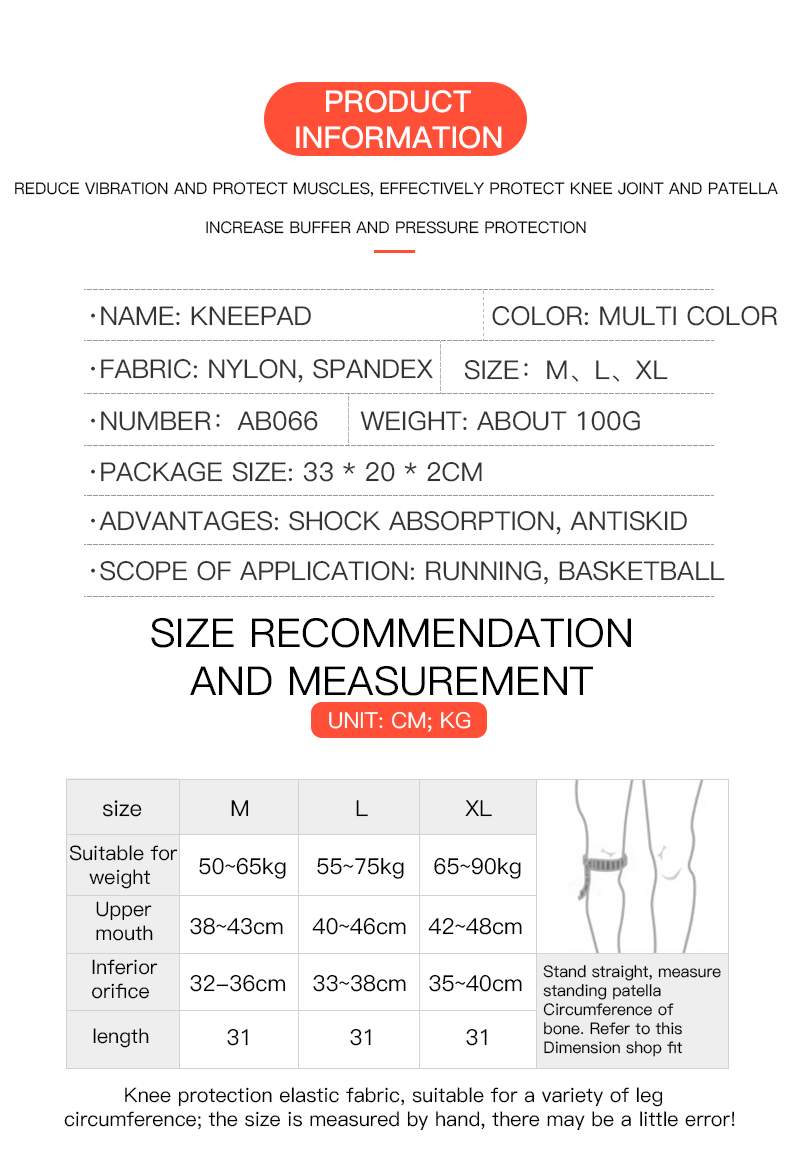 Elastic Silicone Knee Brace N - Running Gear Knee ulasan dan harga