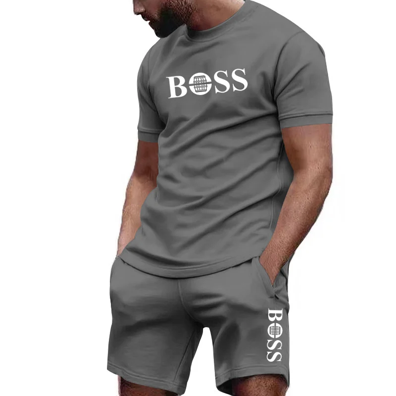 2026Summer Men's Two-piece Mes - Running Gear Men ulasan dan harga