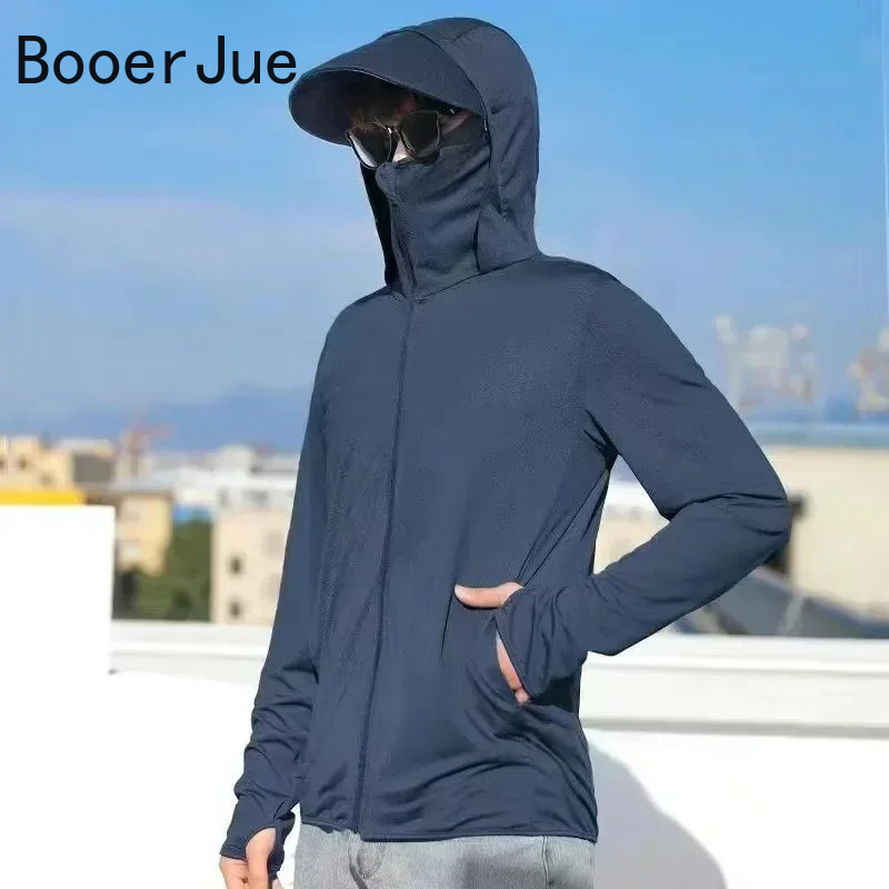 UPF50+ Men's Sun Protection Th - Running Gear Men ulasan dan harga