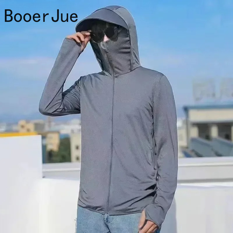 UPF50+ Men's Sun Protection Th - Running Gear Men ulasan dan harga