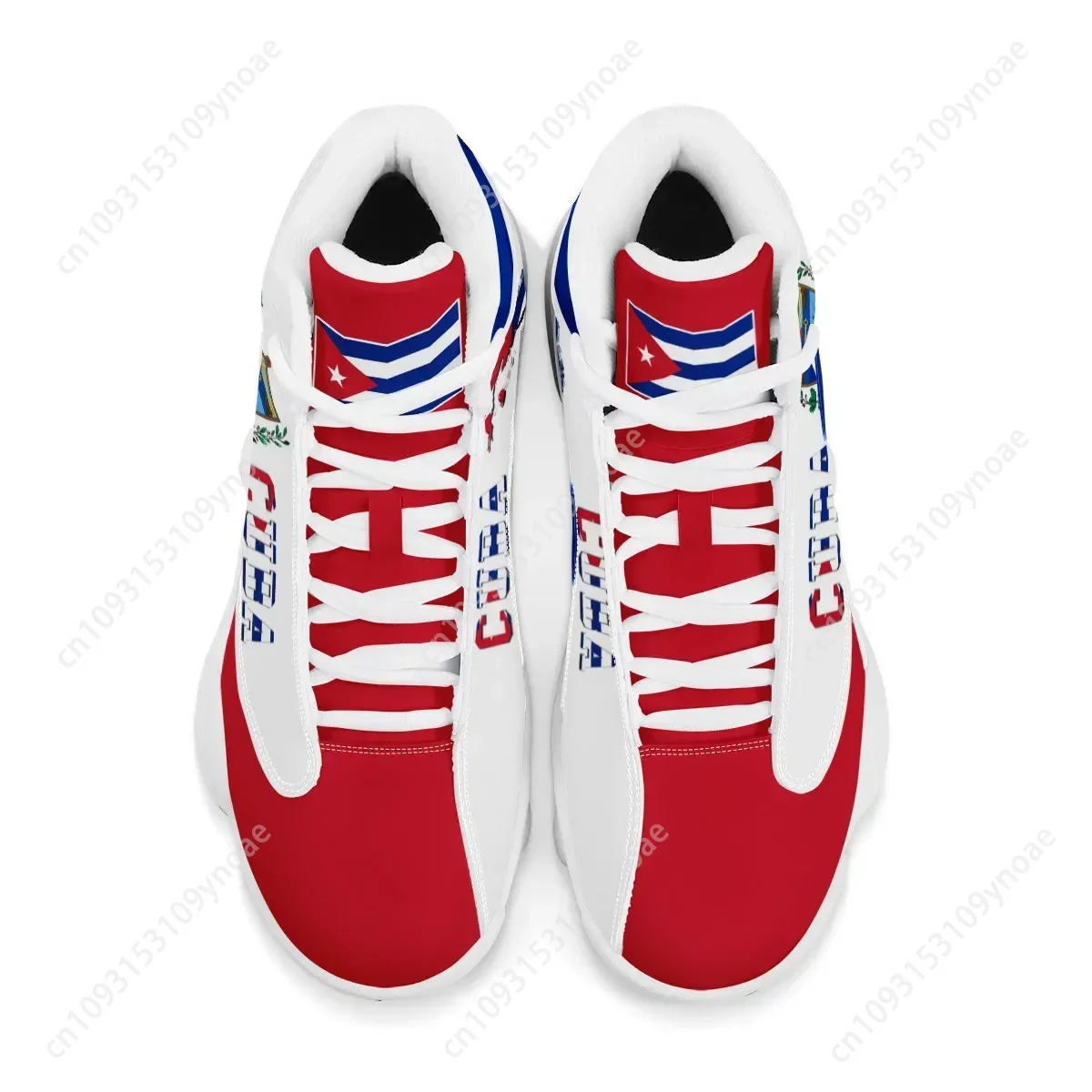 CUBA Flag Print Cool Men Baske - Running Gear For Sale ulasan dan harga