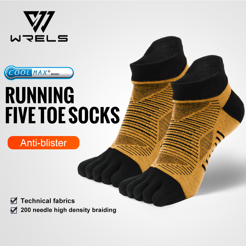 WRELS COOLMAX Five Finger Sock - Anti Blister Sock ulasan dan harga