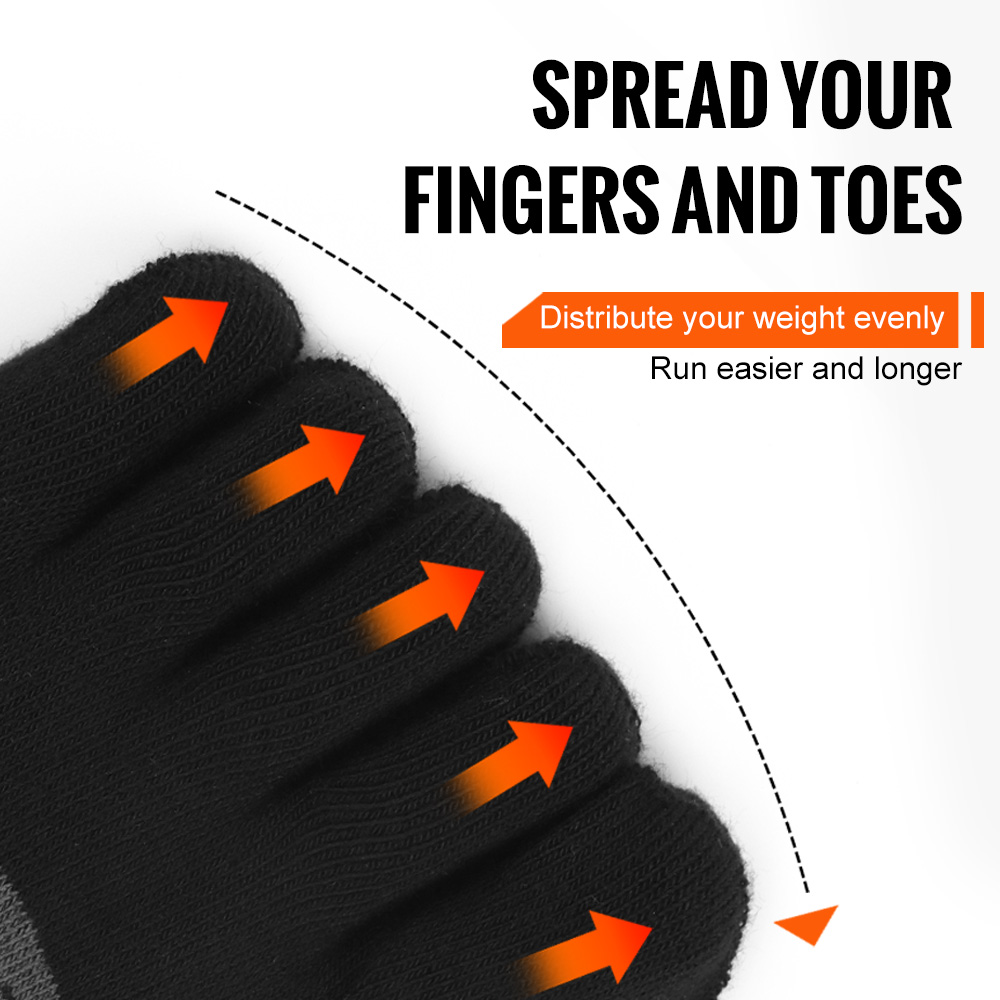WRELS COOLMAX Five Finger Sock - Anti Blister Sock ulasan dan harga