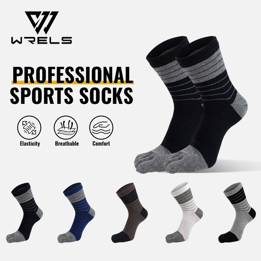 WRELS 1/2/3 Pairs Toe Socks Co - Anti Blister Sock ulasan dan harga
