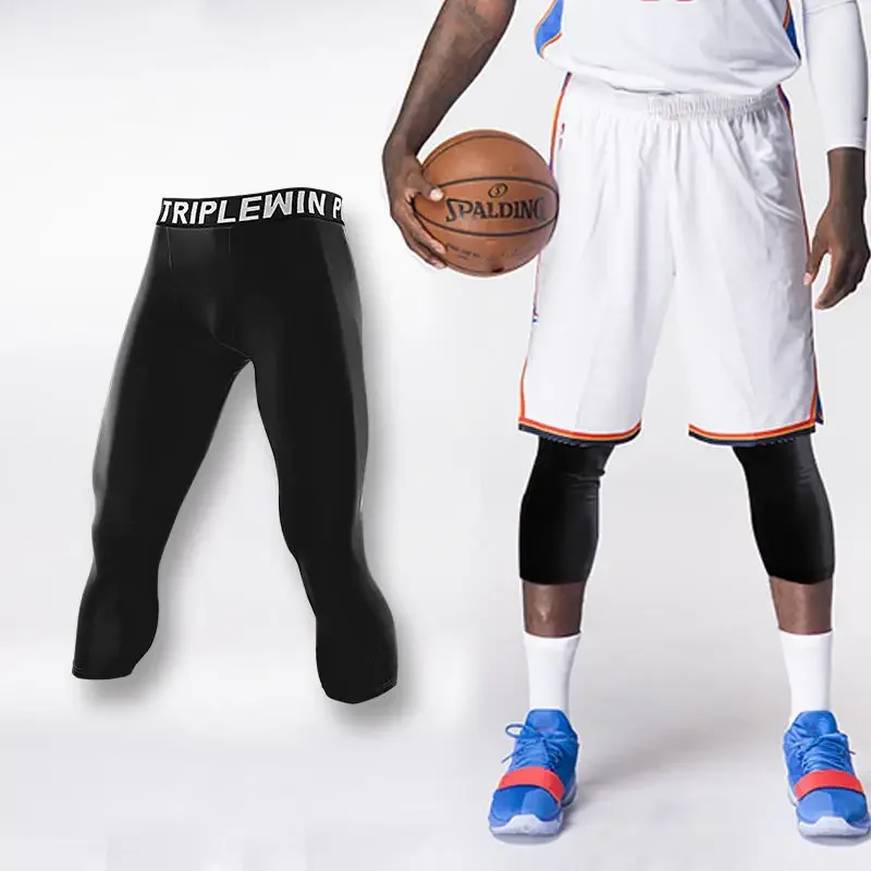 Men GYM Capri Running Tights P - Running Gear Men ulasan dan harga