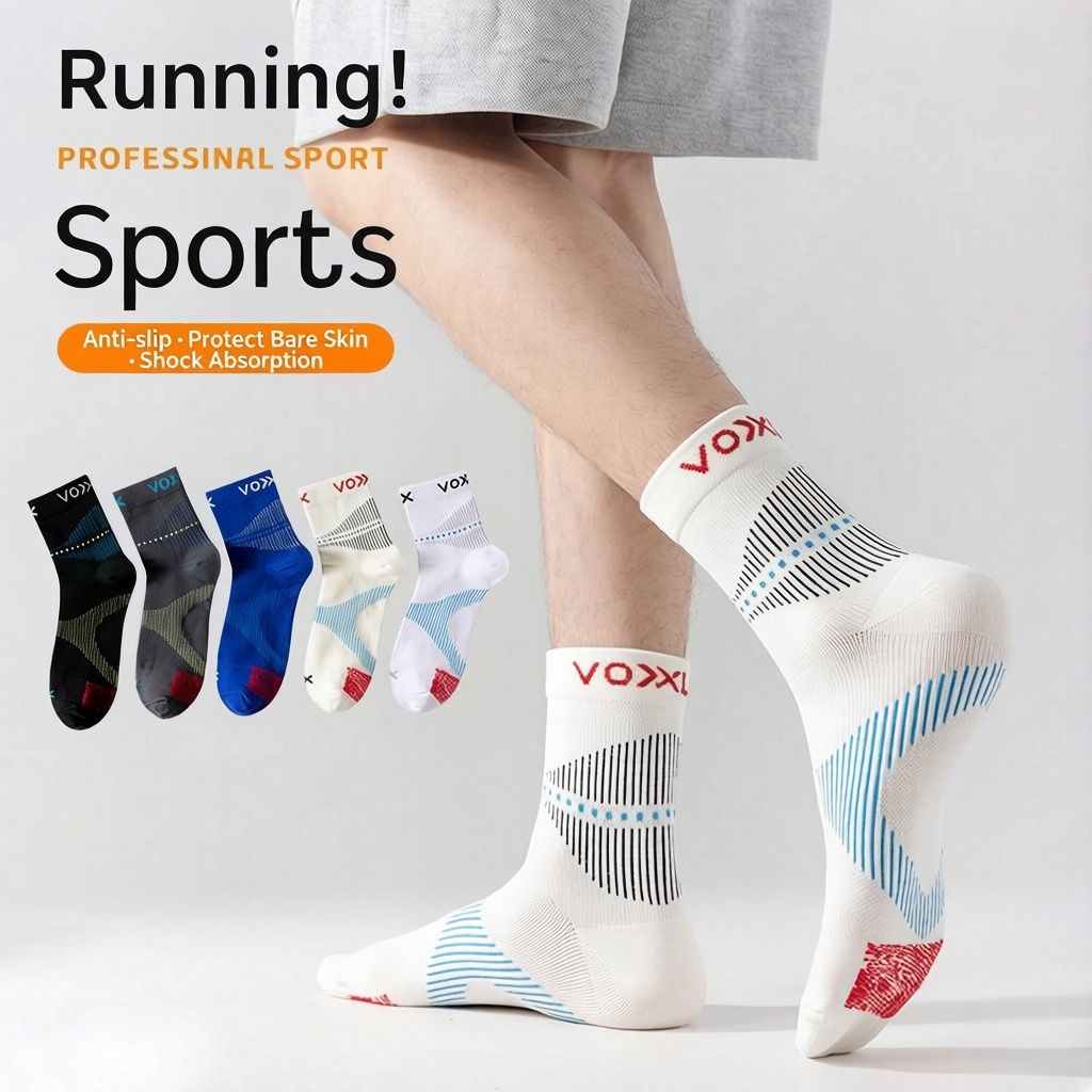 WRELS 1/2/3 Pairs Running Sock - Anti Blister Sock ulasan dan harga