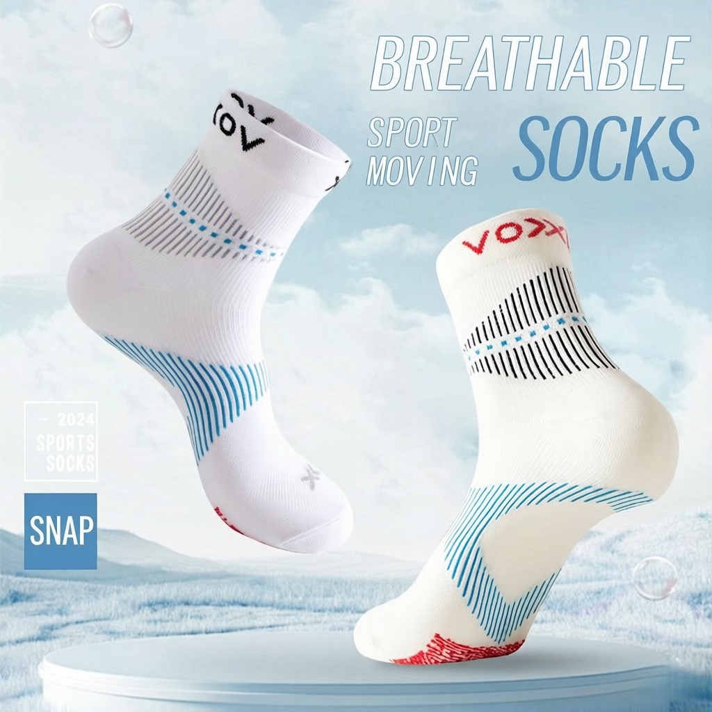 WRELS 1/2/3 Pairs Running Sock - Anti Blister Sock ulasan dan harga