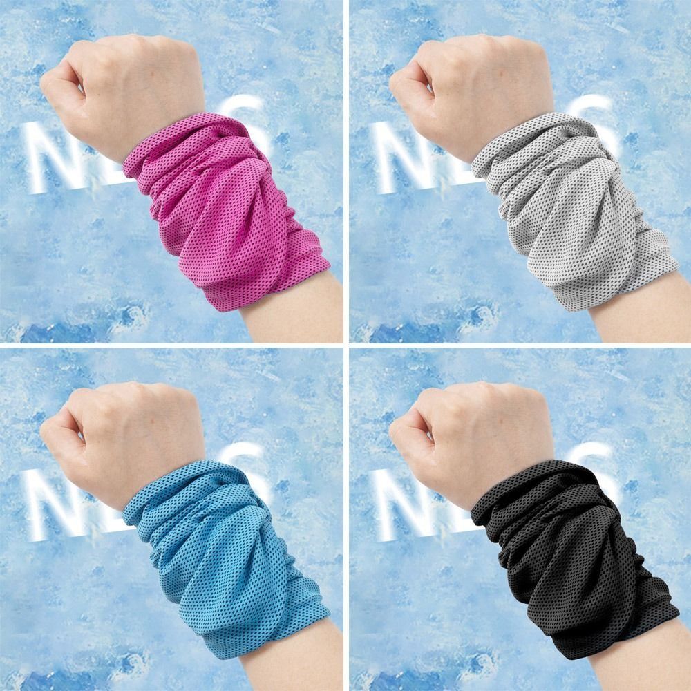 Polyester Fiber Sports Wrist S - Sweat Band Wrist ulasan dan harga