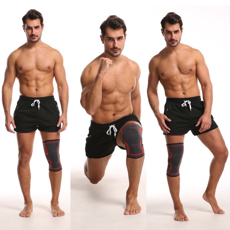 WOSWEIR-1 PC Elastic Knee Pads - Running Gear Knee ulasan dan harga