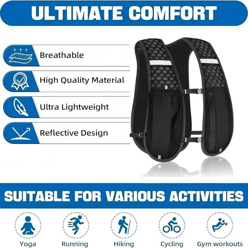 Hydration Backpack Vest for Ru - Running Gear Bag For Men ulasan dan harga