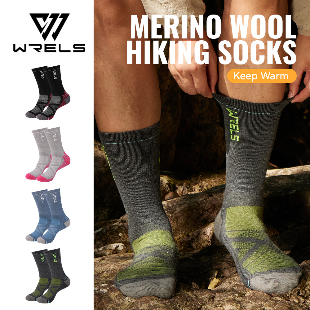 WRELS 1/2/3 Merino Wool Socks  - Anti Blister Sock ulasan dan harga