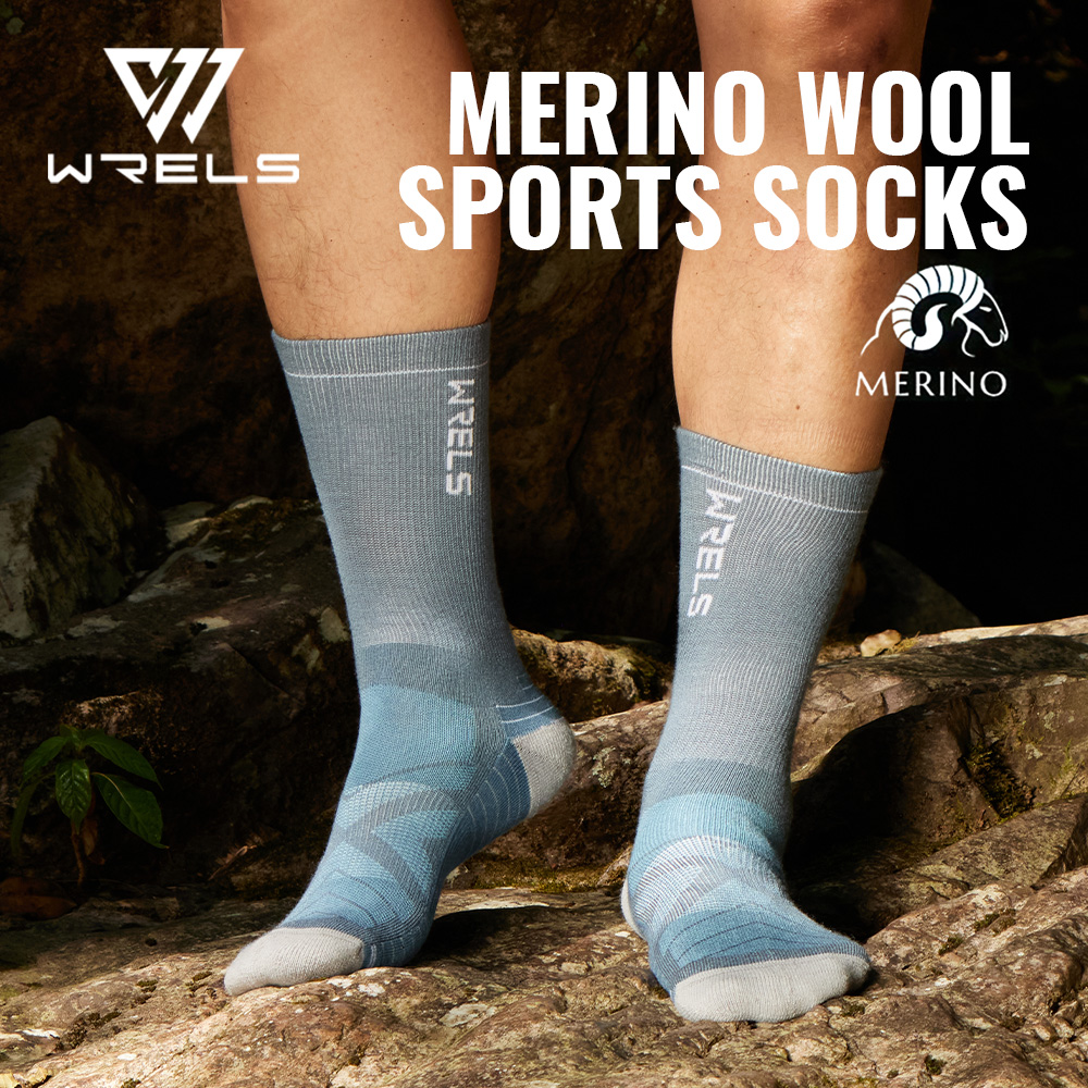 WRELS 1/2/3 Merino Wool Socks  - Anti Blister Sock ulasan dan harga