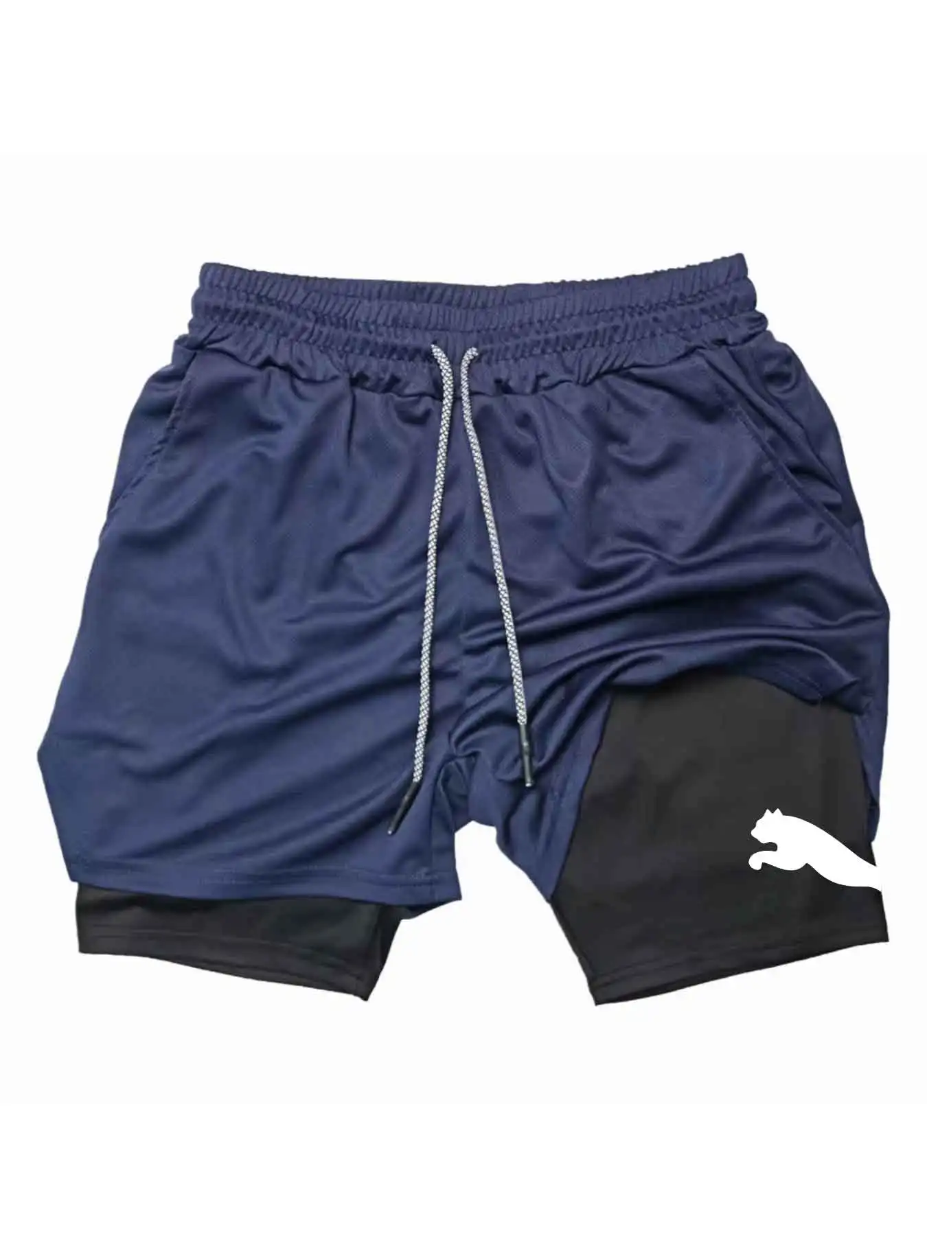 Printed Sports Shorts 2-in-1 G - Running Gear Men ulasan dan harga